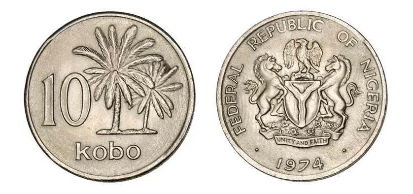 10 Nigerian Kobo (coin)