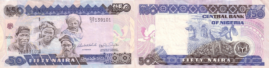 50 Nigerian Naira (note)